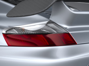 Porsche 911 GT2 996 2003 3D Model