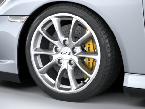 Porsche 911 GT2 996 2003 3D Model