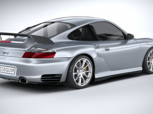 Porsche 911 GT2 996 2003 3D Model