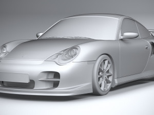 Porsche 911 GT2 996 2003 3D Model