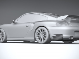 Porsche 911 GT2 996 2003 3D Model