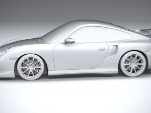 Porsche 911 GT2 996 2003 3D Model