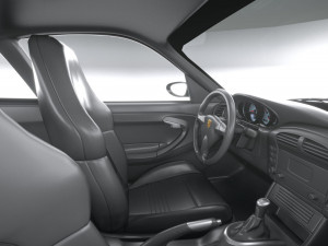 Porsche 911 GT2 996 2003 3D Model