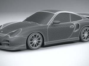 Porsche 911 GT2 996 2003 3D Model