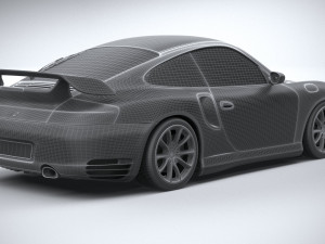 Porsche 911 GT2 996 2003 3D Model