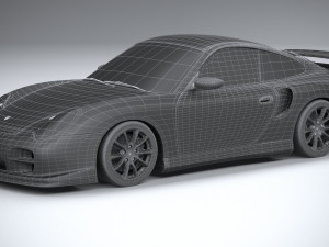 Porsche 911 GT2 996 2003 3D Model