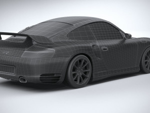 Porsche 911 GT2 996 2003 3D Model