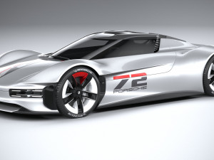 Porsche Vision GT Concept 2021 3D Model