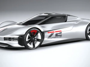 Porsche Vision GT Konsepti 2021 3D Model