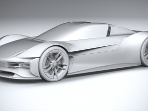 Porsche Vision GT Concept 2021 3D 모델