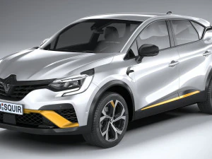 Renault Captur E-Tech 2023 3D Model