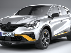 Renault Captur E-Tech 2023 3D Модель