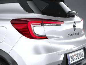 Renault Captur E-Tech 2023 3D Модель