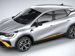 Renault Captur E-Tech 2023 3D Model