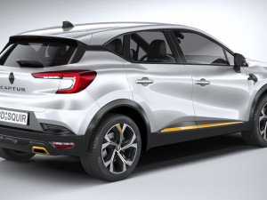 Renault Captur E-Tech 2023 3D Модель