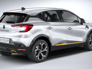 Renault Captur E-Tech 2023 3D Model