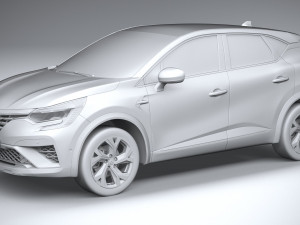 Renault Captur E-Tech 2023 3D Модель