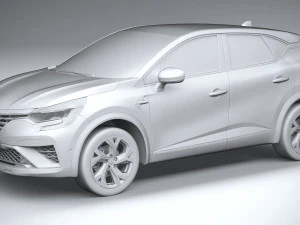 Renault Captur E-Tech 2023 3D Model