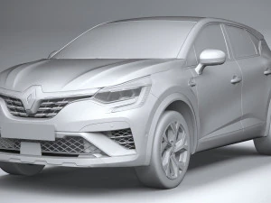 Renault Captur E-Tech 2023 3D Model