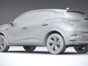 Renault Captur E-Tech 2023 3D Модель