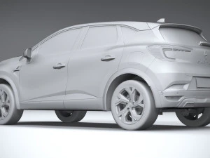 Renault Captur E-Tech 2023 3D Model
