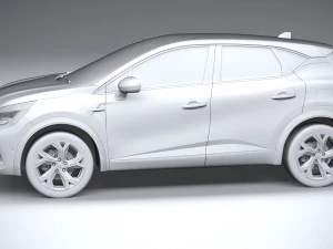 Renault Captur E-Tech 2023 3D Model