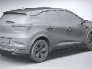 Renault Captur E-Tech 2023 3D Модель