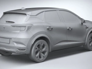 Renault Captur E-Tech 2023 3D Model
