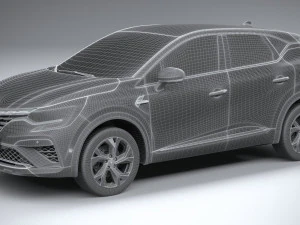 Renault Captur E-Tech 2023 3D Model
