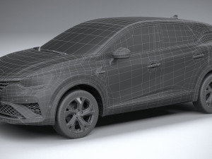 Renault Captur E-Tech 2023 3D Модель