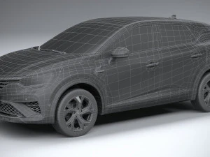 Renault Captur E-Tech 2023 3D Model
