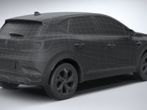 Renault Captur E-Tech 2023 3D Модель
