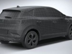 Renault Captur E-Tech 2023 3D Model
