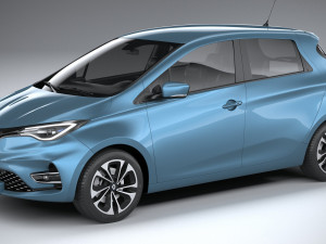 Renault Zoe 2020 3D Model