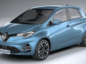 Renault Zoe 2020 Model 3D