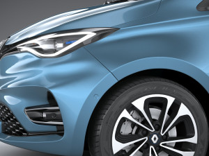 Renault Zoe 2020 Model 3D