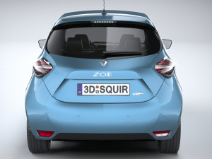 Renault Zoe 2020 Model 3D
