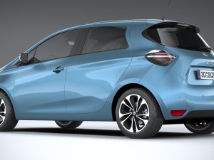 Renault Zoe 2020 Model 3D