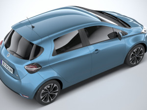 Renault Zoe 2020 Model 3D