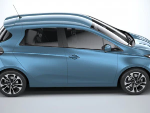 Renault Zoe 2020 3D Model