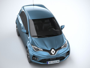 Renault Zoe 2020 Model 3D