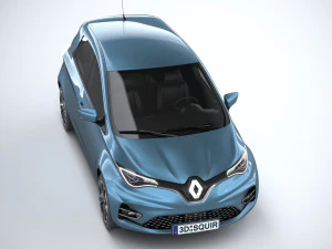 Renault Zoe 2020 3D Model