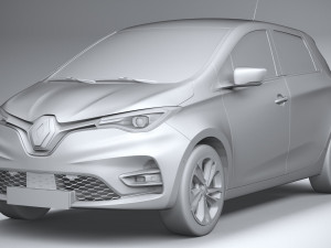 Renault Zoe 2020 Model 3D
