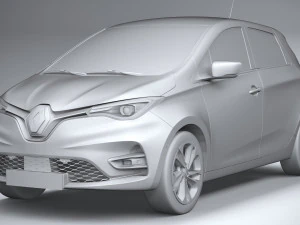 Renault Zoe 2020 3D Model