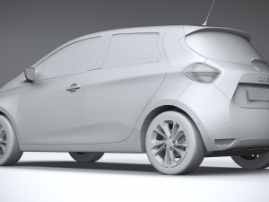 Renault Zoe 2020 Model 3D