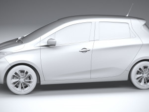 Renault Zoe 2020 Model 3D