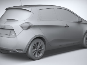 Renault Zoe 2020 Model 3D