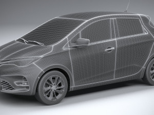 Renault Zoe 2020 Model 3D