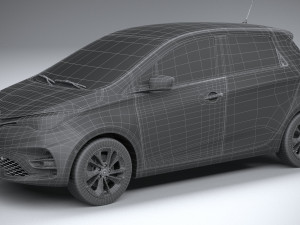Renault Zoe 2020 Model 3D
