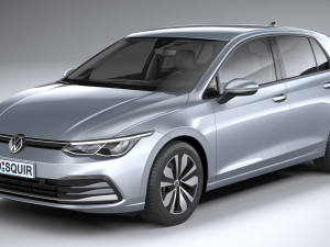 Volkswagen Golf LIFE 2023 3Dモデル